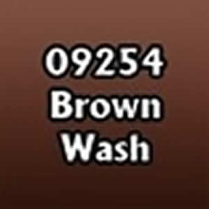 RPR09254 Brown Wash Acrylic Reaper Master Series Hobby Paint .5oz (ONLINE ORDER ONLY)