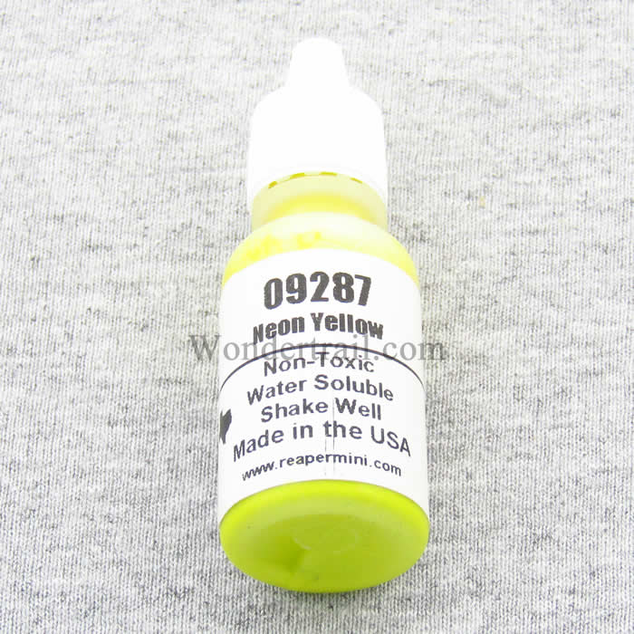 RPR09287 Neon Yellow Acrylic Reaper Master Series Hobby Paint .5oz (ONLINE ORDER ONLY)