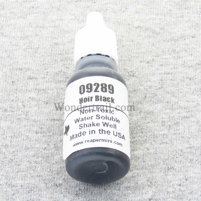 RPR09289 Noir Black Acrylic Reaper Master Series Hobby Paint .5oz (ONLINE ORDER ONLY)