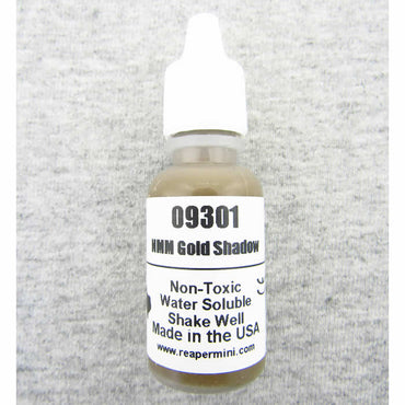 RPR09301 NMM Gold Shadow Acrylic Reaper Master Series Hobby Paint (ONLINE ORDER ONLY)