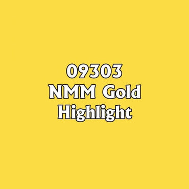 RPR09303 NMM Gold Highlight Acrylic Reaper Master Series Hobby Paint (ONLINE ORDER ONLY)