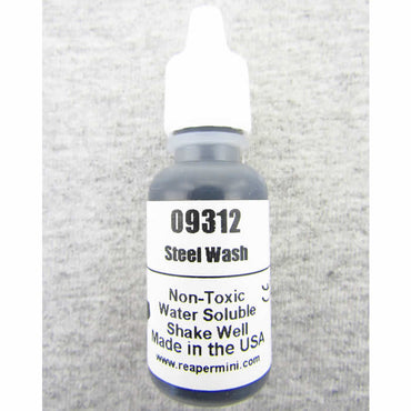 RPR09312 Steel Wash Acrylic Reaper Master Series Hobby Paint (ONLINE ORDER ONLY)
