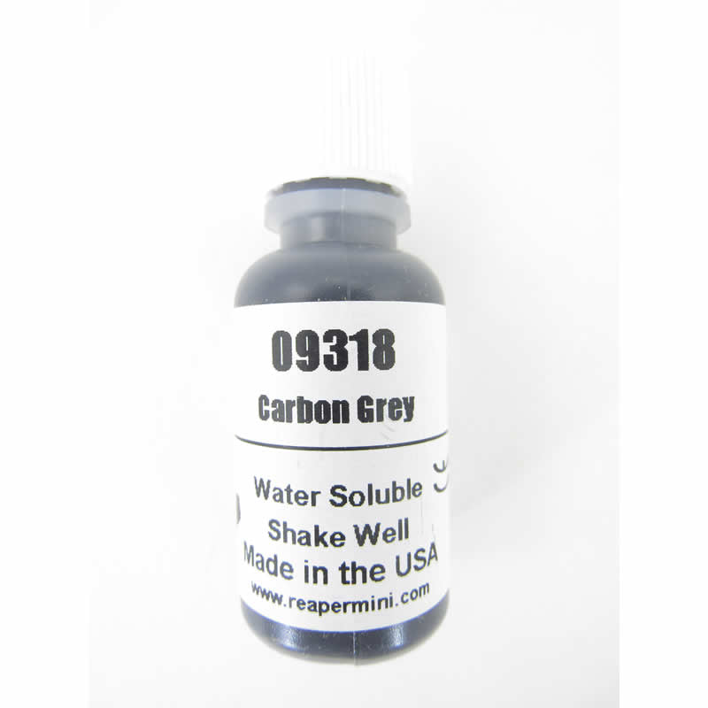RPR09318 Carbon Grey Acrylic Reaper Master Series Hobby Paint (ONLINE ORDER ONLY)