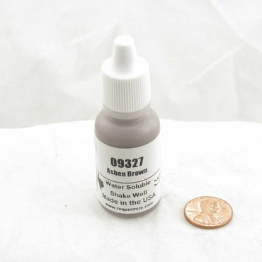 RPR09327 Ashen Brown Acrylic Reaper Master Series Hobby Paint .5oz Dropper Bottle (ONLINE ORDER ONLY)