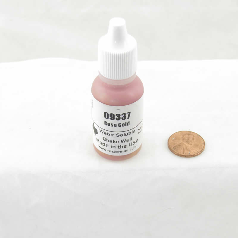 RPR09337 Rose Gold Acrylic Reaper Master Series Hobby Paint .5oz Dropper Bottle (ONLINE ORDER ONLY)