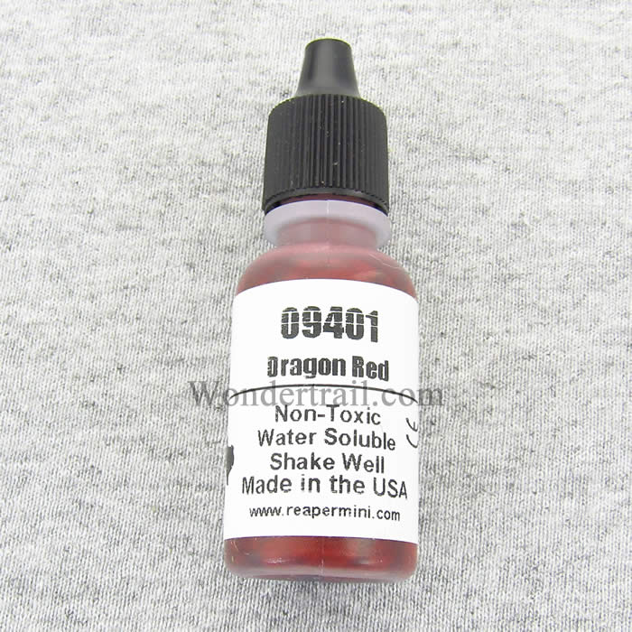 RPR09401 Dragon Red Acrylic Reaper Master Series Hobby Paint .5oz (ONLINE ORDER ONLY)