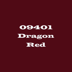 RPR09401 Dragon Red Acrylic Reaper Master Series Hobby Paint .5oz (ONLINE ORDER ONLY)