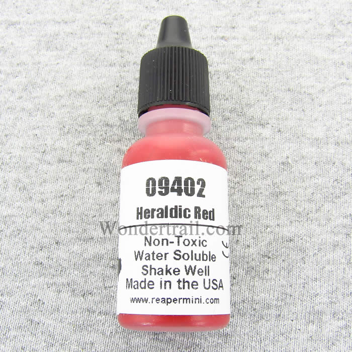 RPR09402 Heraldic Red Acrylic Reaper Master Series Hobby Paint .5oz (ONLINE ORDER ONLY)
