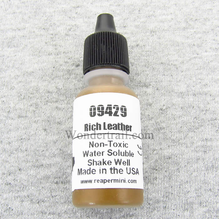 RPR09429PT Rich Leather Acrylic Reaper Master Series Hobby Paint .5oz (ONLINE ORDER ONLY)