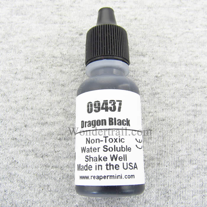 RPR09437PT Dragon Black Acrylic Reaper Master Series Hobby Paint .5oz (ONLINE ORDER ONLY)