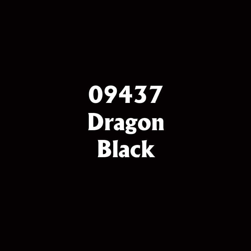 RPR09437PT Dragon Black Acrylic Reaper Master Series Hobby Paint .5oz (ONLINE ORDER ONLY)