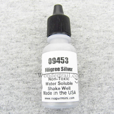 RPR09453 Flilgree Silver Acrylic Reaper Master Series Hobby Paint .5oz (ONLINE ORDER ONLY)
