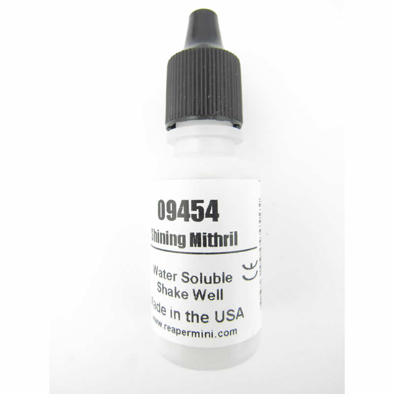 RPR09454 Shining Mithril Acrylic Master Series Hobby Paint .5oz Dropper Bottle (ONLINE ORDER ONLY)