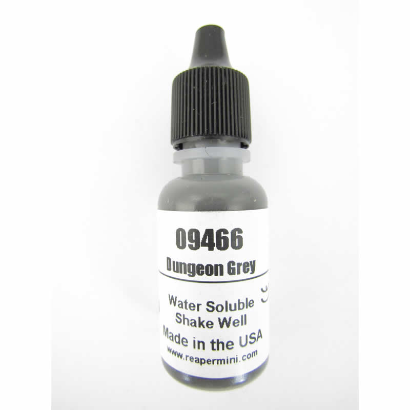 RPR09466 Dungeon Grey Acrylic Reaper Master Series Hobby Paint .5oz Dropper (ONLINE ORDER ONLY)