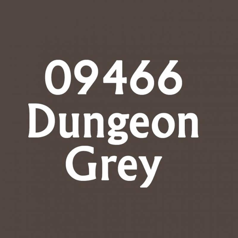 RPR09466 Dungeon Grey Acrylic Reaper Master Series Hobby Paint .5oz Dropper (ONLINE ORDER ONLY)