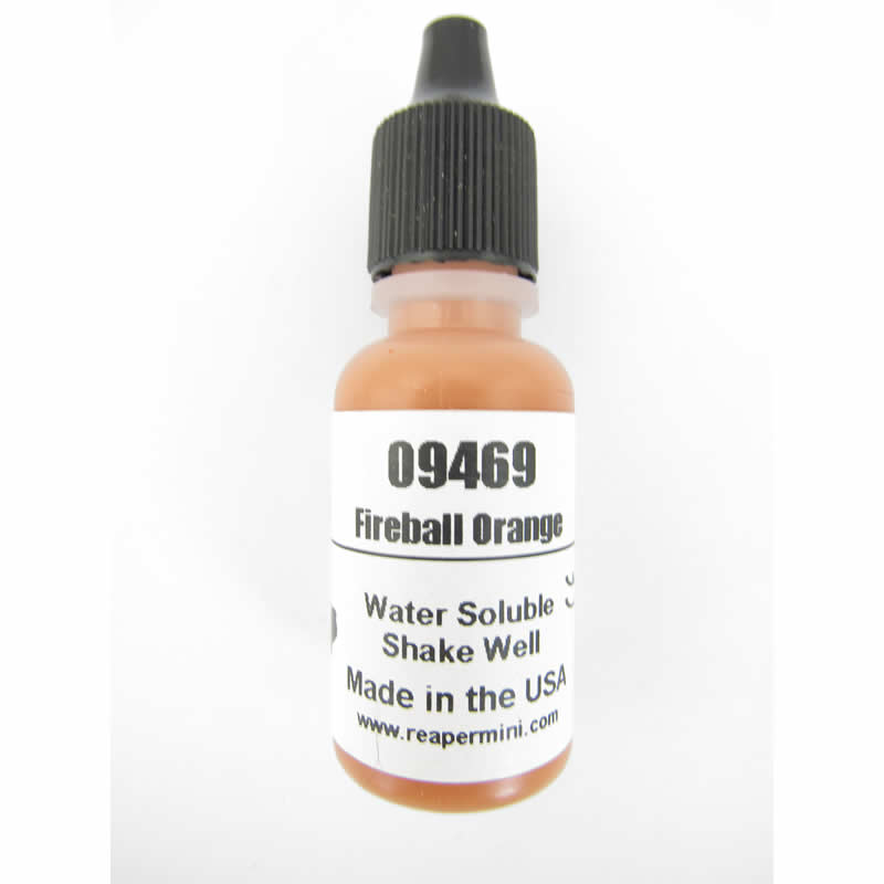 RPR09469 Fireball Orange Acrylic Reaper Master Series Hobby Paint .5oz (ONLINE ORDER ONLY)