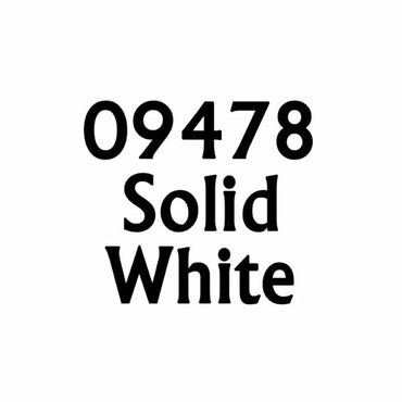 RPR09478 Solid White Acrylic Reaper Master Series Hobby Paint .5oz Dropper (ONLINE ORDER ONLY)