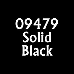 RPR09479 Solid Black Acrylic Reaper Master Series Hobby Paint .5oz Dropper (ONLINE ORDER ONLY)