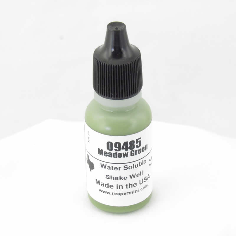 RPR09485 Meadow Green Acrylic Reaper Master Series Hobby Paint .5oz Dropper Bottle (ONLINE ORDER ONLY)