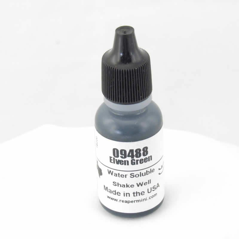 RPR09488 Elven Green Acrylic Reaper Master Series Hobby Paint .5oz Dropper Bottle (ONLINE ORDER ONLY)