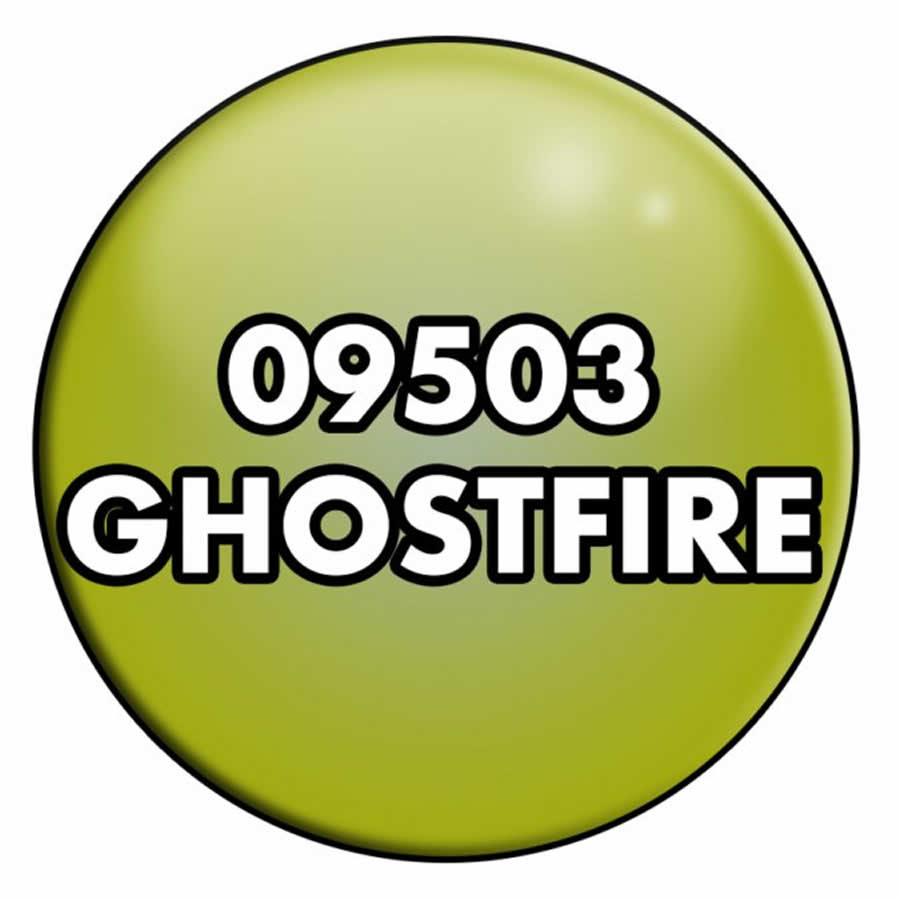 RPR09503 Ghostfire Acrylic Reaper Master Series Hobby Paint .5oz Dropper Bottle Reaper Miniatures (ONLINE ORDER ONLY)