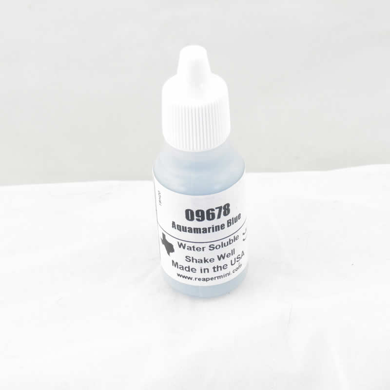 RPR09678 Aquamarine Blue Acrylic Reaper Master Series Hobby Paint .5oz Dropper Bottle (ONLINE ORDER ONLY)