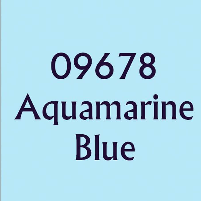 RPR09678 Aquamarine Blue Acrylic Reaper Master Series Hobby Paint .5oz Dropper Bottle (ONLINE ORDER ONLY)