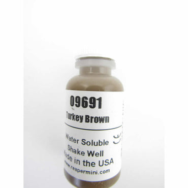 RPR09691 Turkey Brown Acrylic Reaper Master Series Hobby Paint .5oz Dropper Bottle (ONLINE ORDER ONLY)