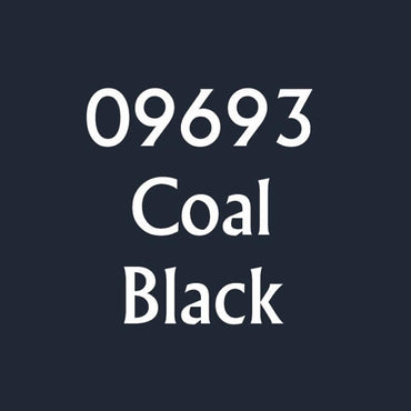 RPR09693 Coal Black Acrylic Master Series Hobby Paint .5oz Dropper Bottle (ONLINE ORDER ONLY)