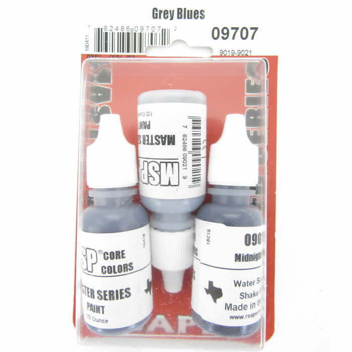 RPR09707 Grey Blue Colors Triad (09019-09021) Acrylic Hobby Paint (ONLINE ORDER ONLY)