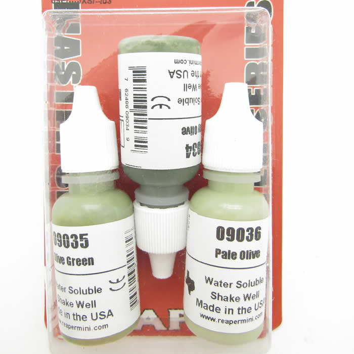 RPR09712 Olive Green Colors Triad (09034-09036) Acrylic Hobby Paint (ONLINE ORDER ONLY)