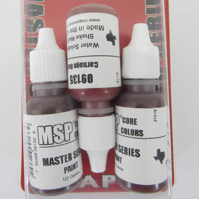 RPR09745 Bloodthirsty Red Colors Triad (09133-09135) Acrylic Hobby Paint (ONLINE ORDER ONLY)