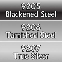 RPR09769 Natural Steel Colors Triad (09205-09207) Acrylic Hobby Paint (ONLINE ORDER ONLY)