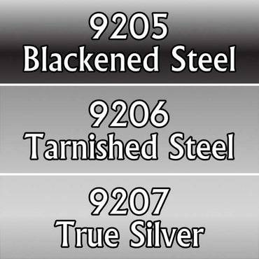 RPR09769 Natural Steel Colors Triad (09205-09207) Acrylic Hobby Paint (ONLINE ORDER ONLY)