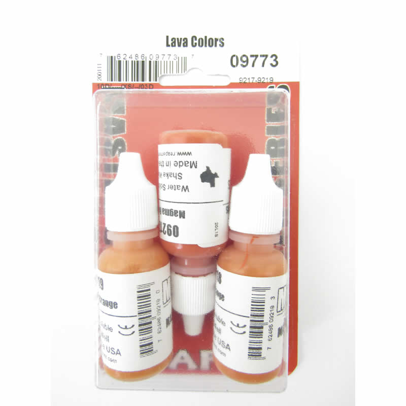 RPR09773 Lava Colors Triad (09217-09219) Acrylic Hobby Paint Reaper (ONLINE ORDER ONLY)