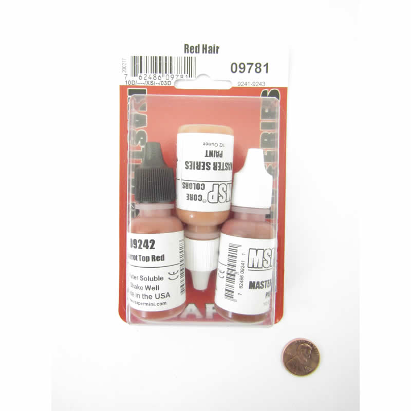 RPR09781 Red Hair Triad (09241-09243) Acrylic Hobby Paint Reaper Master (ONLINE ORDER ONLY)
