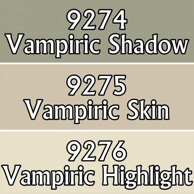 RPR09792 Vampiric Skintones Colors Triad (09274-09276) Acrylic Hobby Paint Master Series (ONLINE ORDER ONLY)