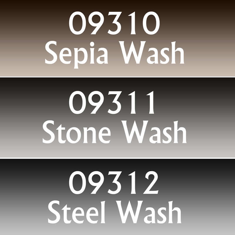 RPR09804 Washes II Colors Triad (09310-09312) Acrylic Reaper Master Series Hobby Paint (ONLINE ORDER ONLY)