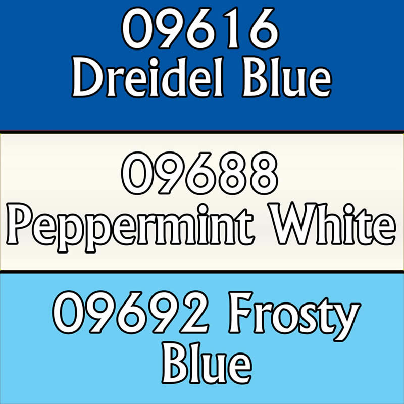 RPR09807 Winter Snow Triad Acrylic Reaper Master Series Hobby Paint Dropper Bottles (ONLINE ORDER ONLY)