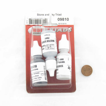 RPR09810 Stone Sky Triad Acrylic Reaper Master Series Hobby Paint Dropper Bottles (ONLINE ORDER ONLY)