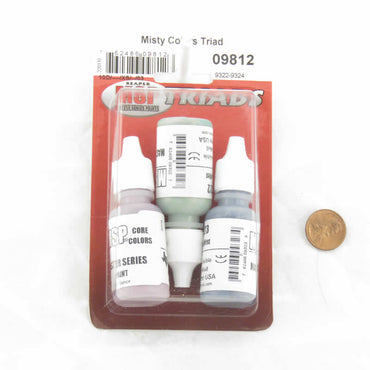 RPR09812 Misty Colors Triad Acrylic Reaper Master Series Hobby Paint Dropper Bottles (ONLINE ORDER ONLY)