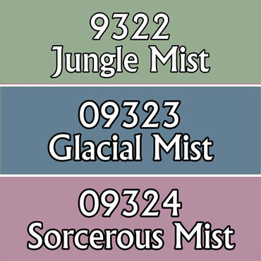 RPR09812 Misty Colors Triad Acrylic Reaper Master Series Hobby Paint Dropper Bottles (ONLINE ORDER ONLY)