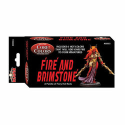 RPR09903 Fire And Brimstone Fiery Reds Set Acrylic Master Series Hobby Paint (ONLINE ORDER ONLY)