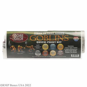 RPR09914 Goblins Quick Paint Kit Acrylic Master Series Hobby Paint (ONLINE ORDER ONLY)