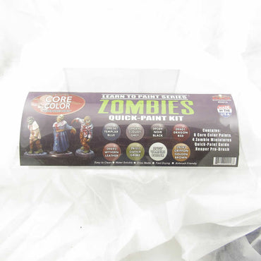 RPR09916 Zombies Learn to Paint Quick Paint Kit  Acrylic Master Series Hobby Paint (ONLINE ORDER ONLY)