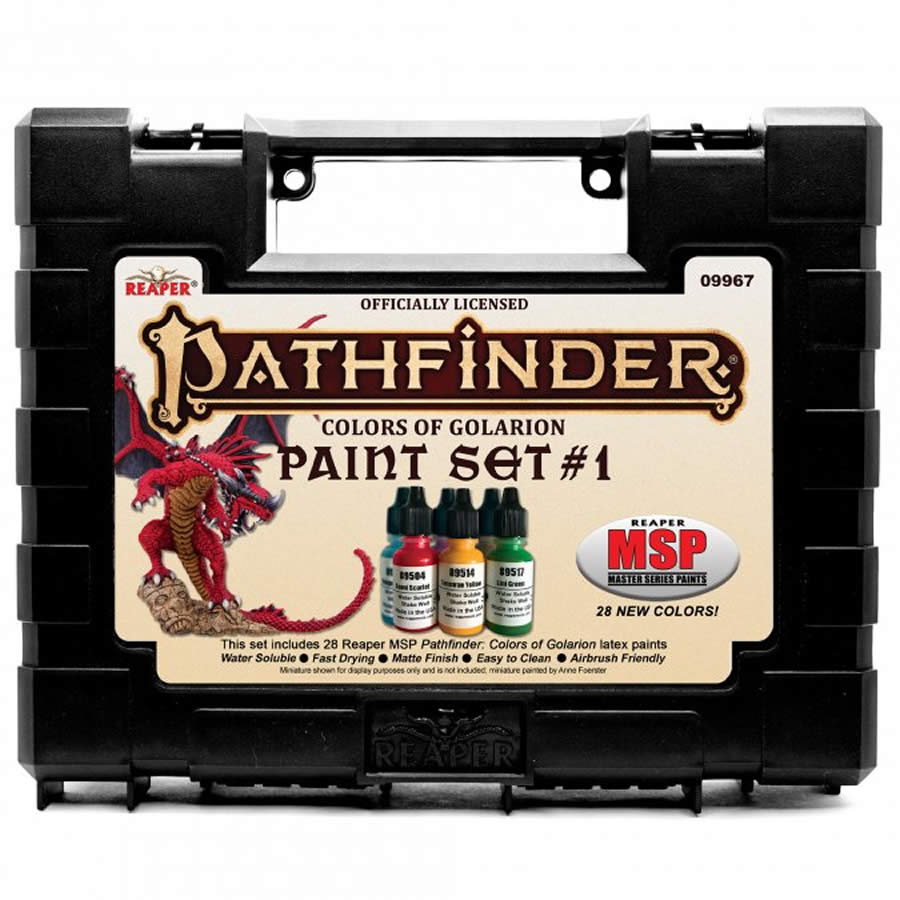 RPR09967 Pathfinder Colors of Golarion Paint Set  No 1 Acrylic Hobby Paint (ONLINE ORDER ONLY)