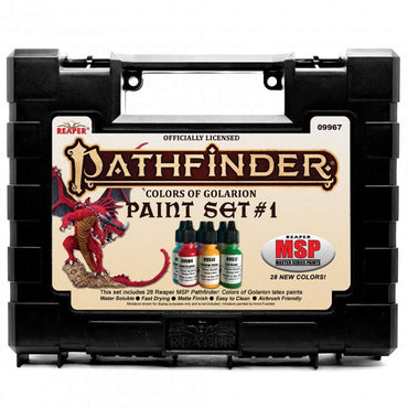 RPR09967 Pathfinder Colors of Golarion Paint Set  No 1 Acrylic Hobby Paint (ONLINE ORDER ONLY)
