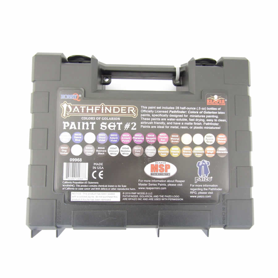RPR09968 Pathfinder Colors Of Golarion Paint Set  No 2 Acrylic Hobby Paint (ONLINE ORDER ONLY)