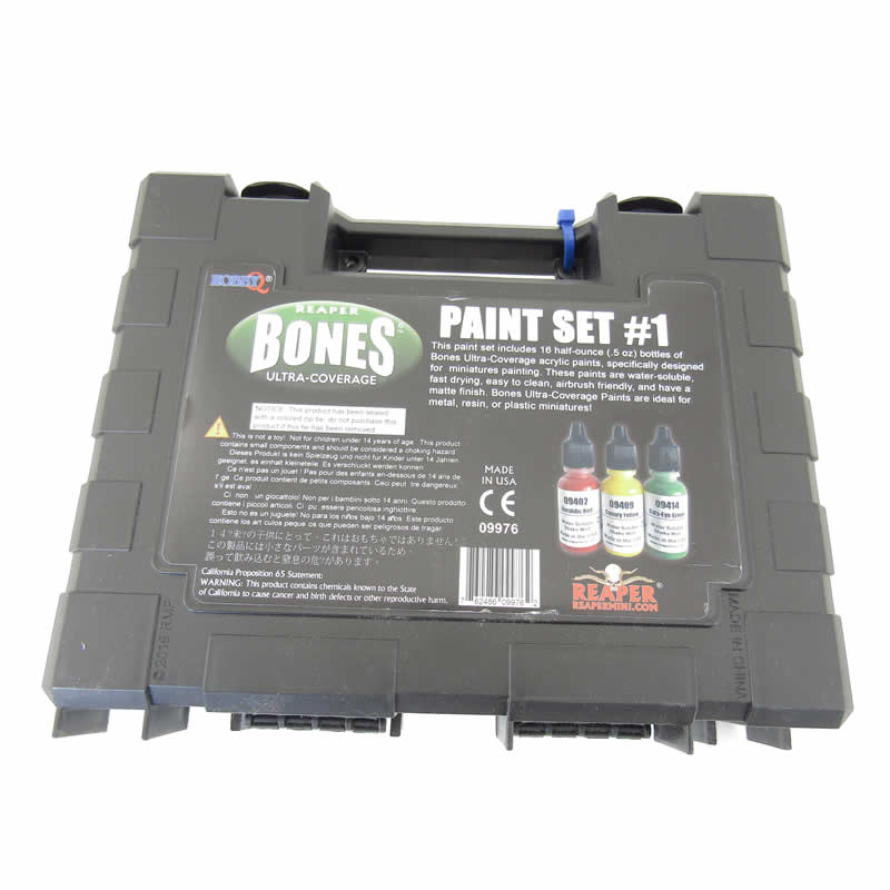 RPR09976 Master Series Bones Ultra Coverage Paint Set 1 Reaper Miniatures (ONLINE ORDER ONLY)