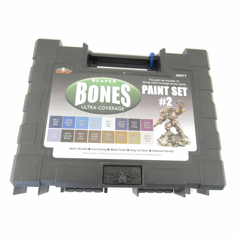 RPR09977 Master Series Bones Ultra-Coverage Acrylic Paint Set 2 Reaper (ONLINE ORDER ONLY)